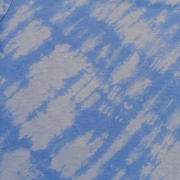 Weekend Soul Blue & White Tie-Dye S/S Shirt - Small -Glitchcore - Y2K- Hatched - Picture 6 of 6